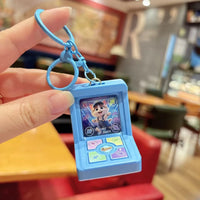Mini Retro Arcade Fingertip Dance Machine Keychain
