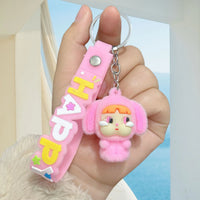 Cry Baby Happy Power Keychain