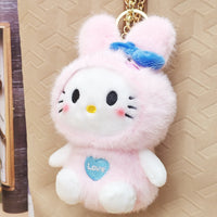 Hello KT Love Costume Keychain
