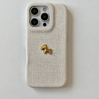 Golden Pony Luxe Textured Phone Case (For iPhone)