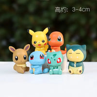 Pokemon Q-Version Starter Figures (Set of 6)