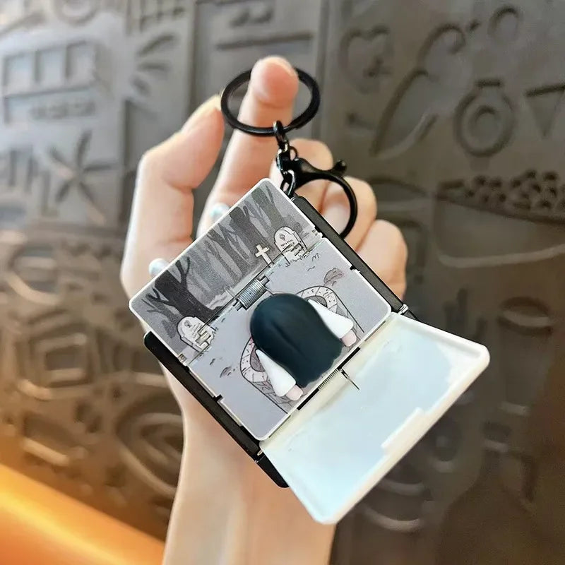Ring Static TV 3D Folding Keychain