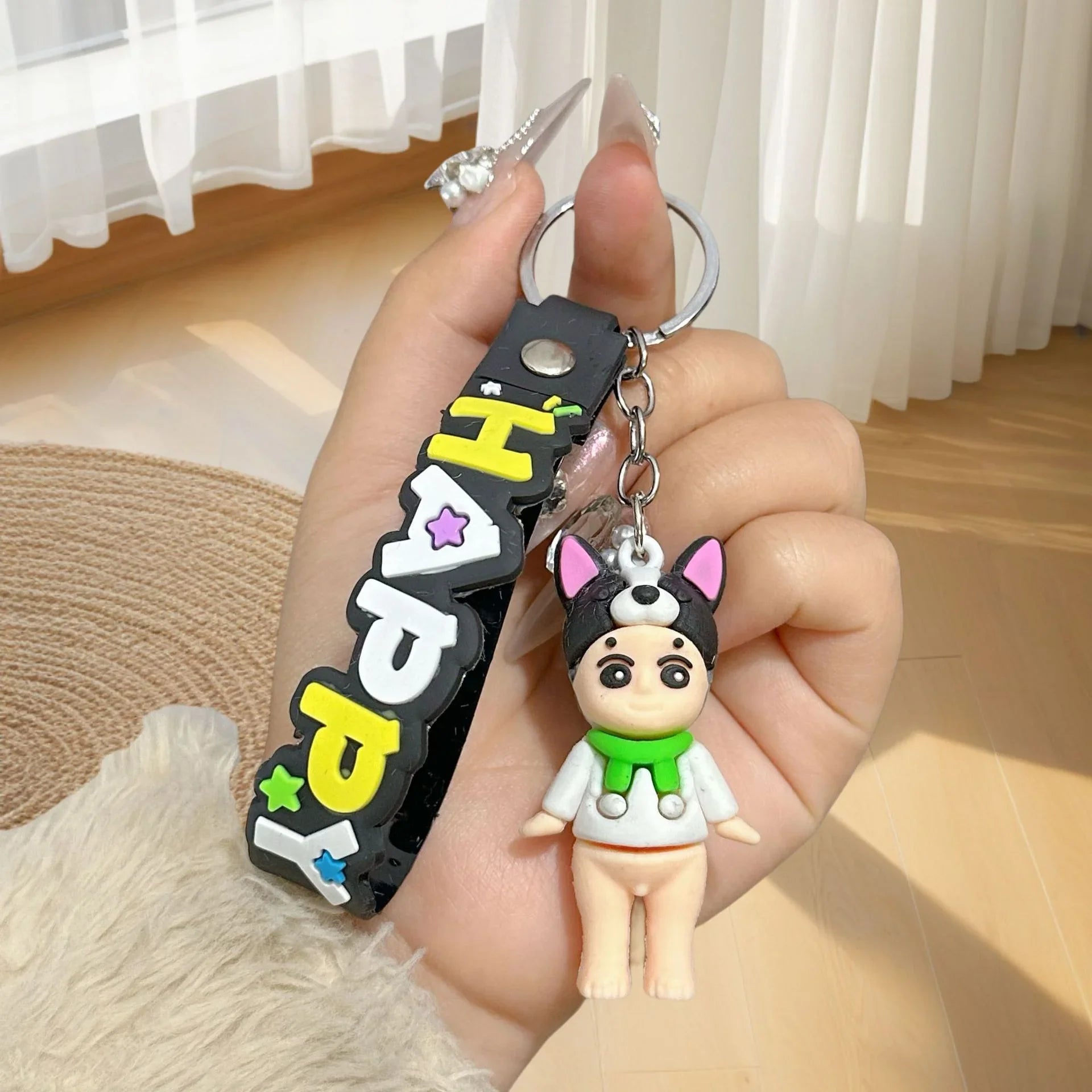 Sonny Angel Puppy Hood Keychain