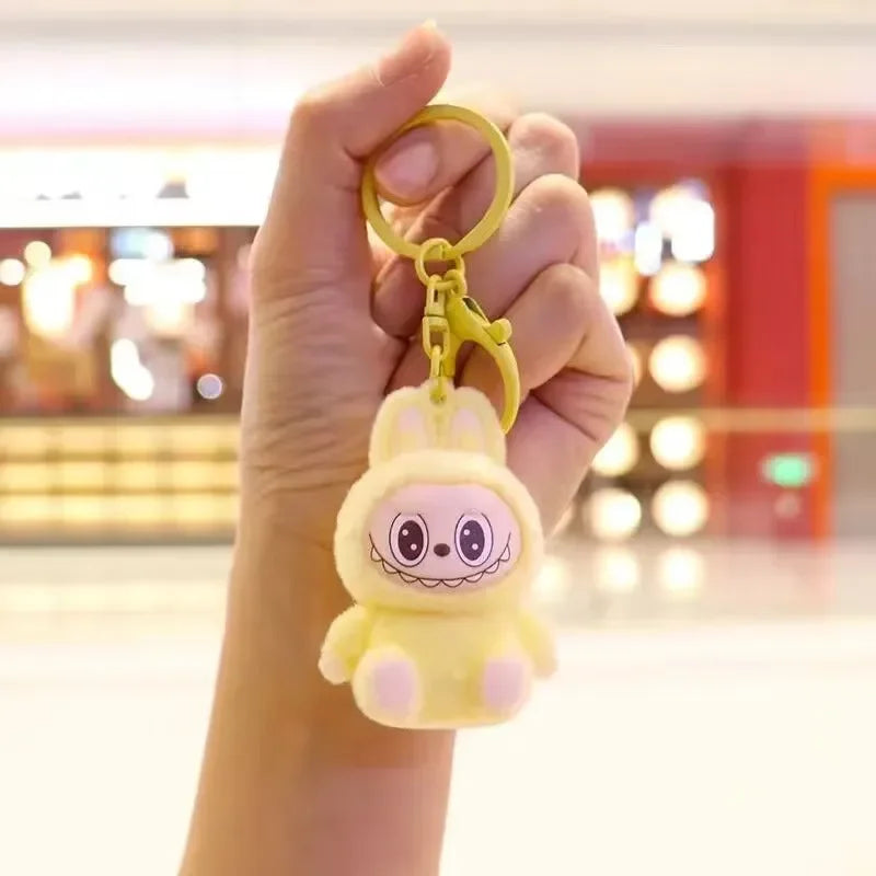 Labubu Have a Seat Mini Flock Keychain