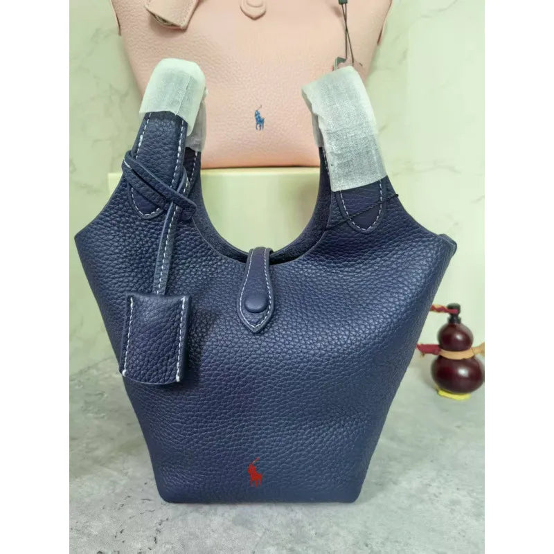 PRL Raffia Mini Basket Bag