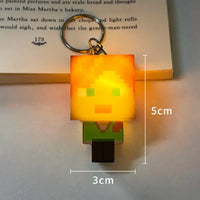 Minekraft Glow Buds LED Keychain