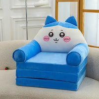 Kawaii Character Three-Fold Plush Sofa Bed