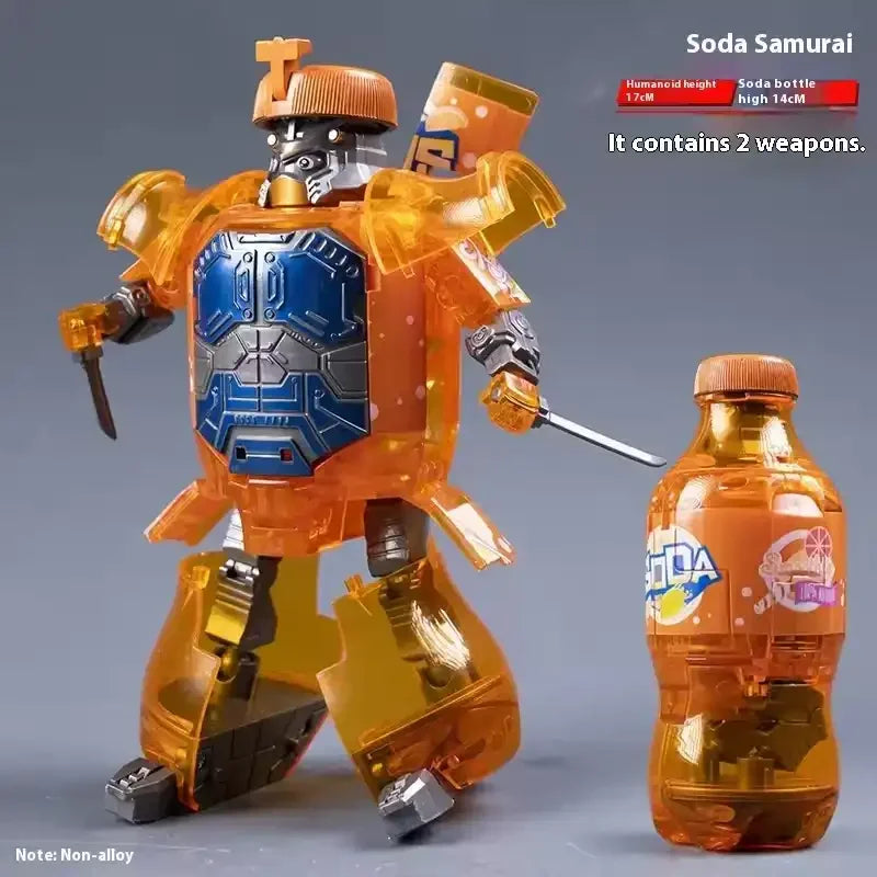 Canned Drink Robot Transformers Figurines (17 cm)