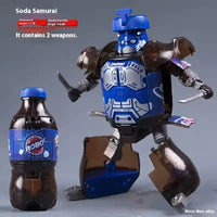 Canned Drink Robot Transformers Figurines (17 cm)