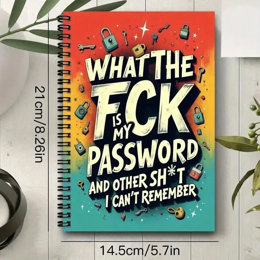 Brain Backup Funny Password Journal