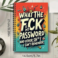 Brain Backup Funny Password Journal