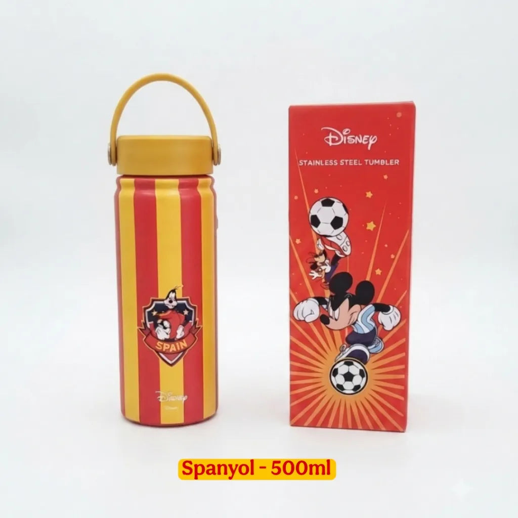 DZNY Mickey Mouse World Cup Football Edition Insulated Bottle (500 ml)