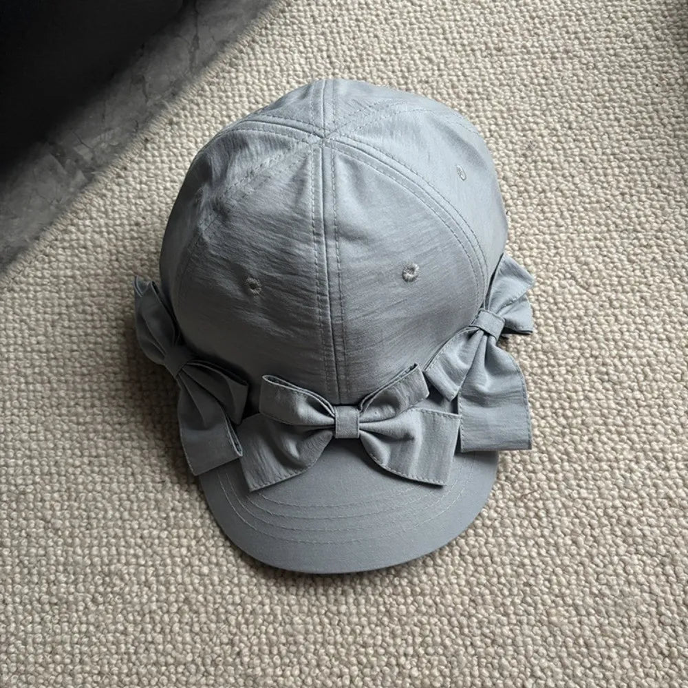 MOBANINA Bow Laced Breathable Baseball Cap