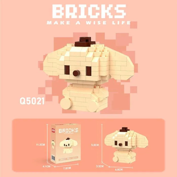 Sanliou Sitters Model Micro Building Blocks