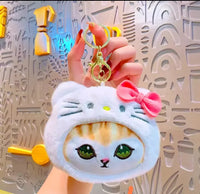 سلسلة مفاتيح قطيفة بتصميم وجه موفوساند من سانليو 