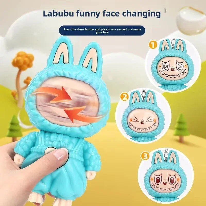 Labubu Chameleon Face Changing Keychain