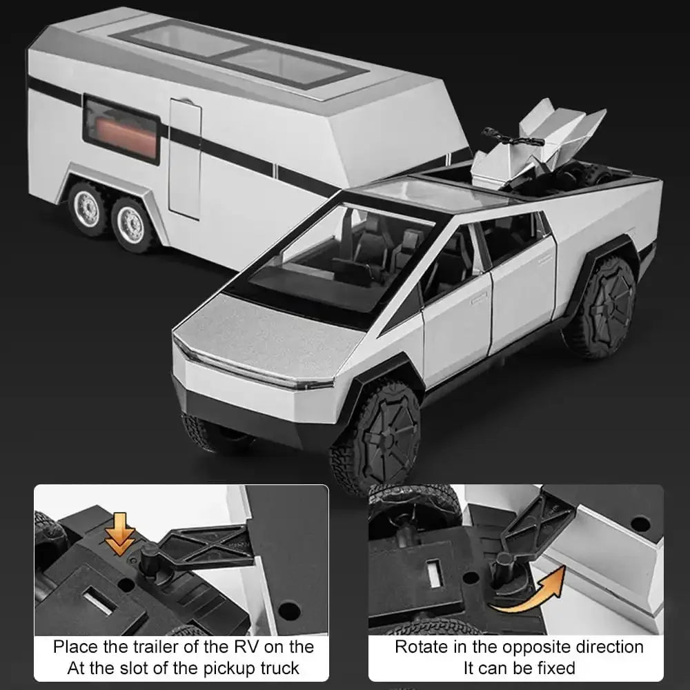 Tesla 1:32 Diecast 3-in-1 Pickup Truck