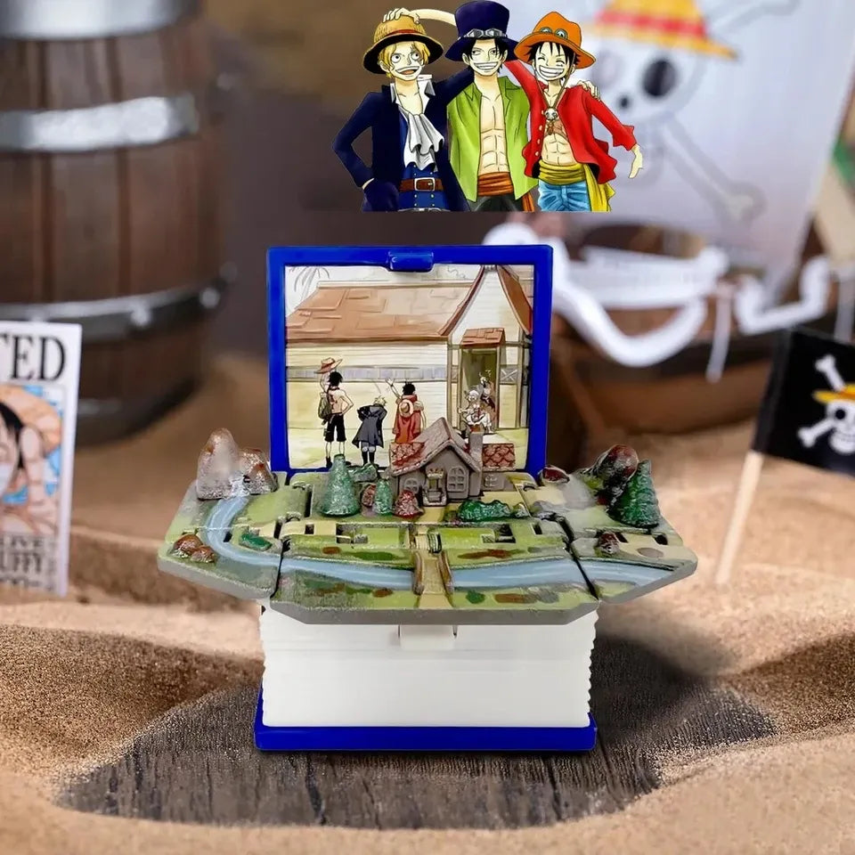 One Piece 3D Folding Keychain