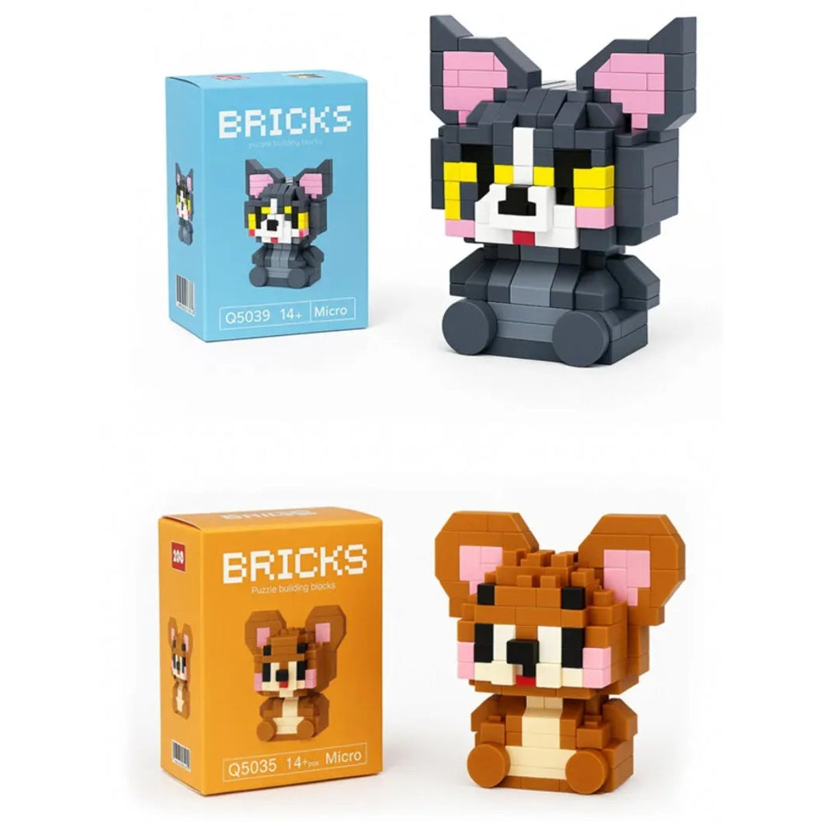 Bricks Tom & Jerry Micro Building Blocks