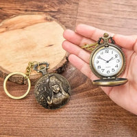 Classic Elegance Pocket Watch Keychain