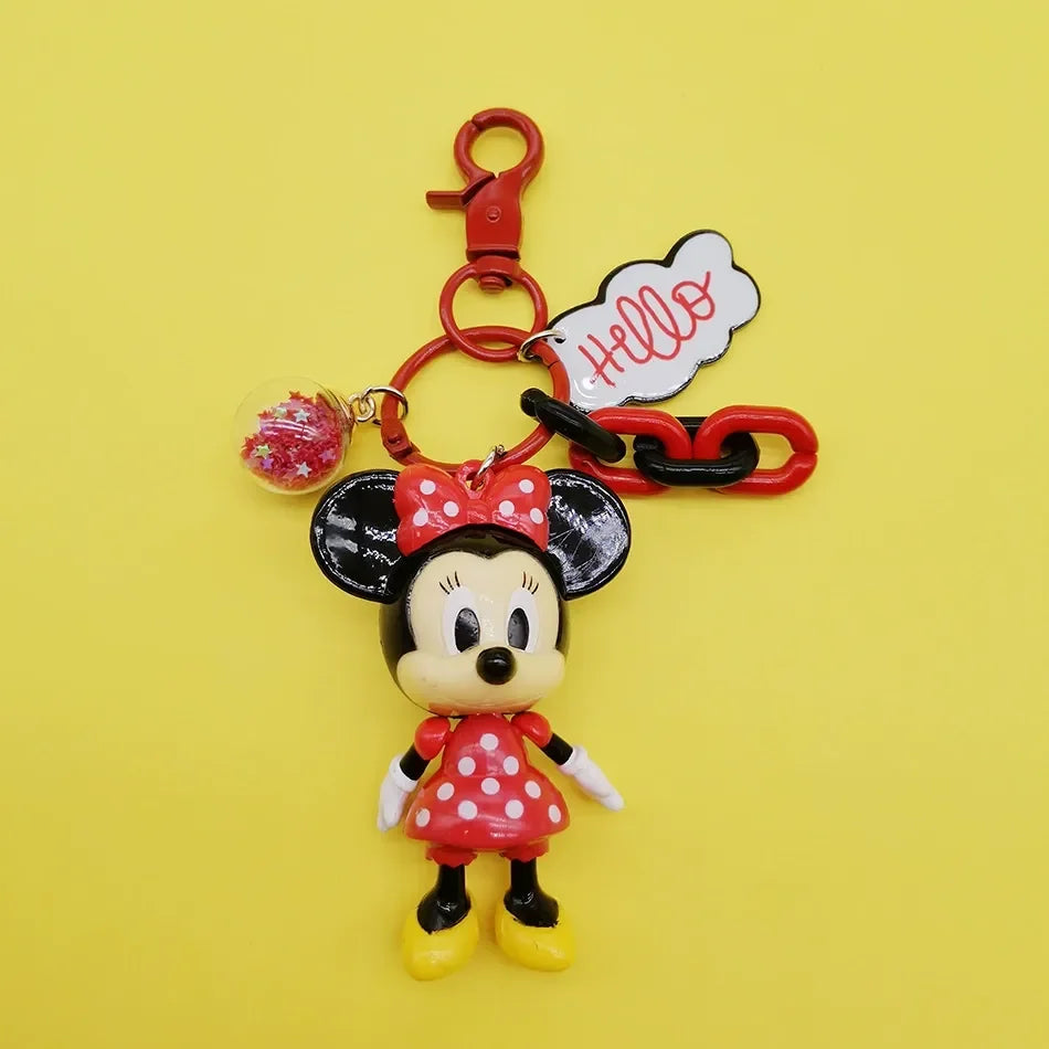 DZNY Glossy Chained Charm Keychains