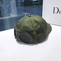 First Lens Hip Hop Aviator Sunglasses Cap