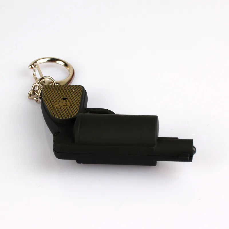 Tactical Mini Sound & Light Gun Keychain