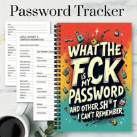 Brain Backup Funny Password Journal