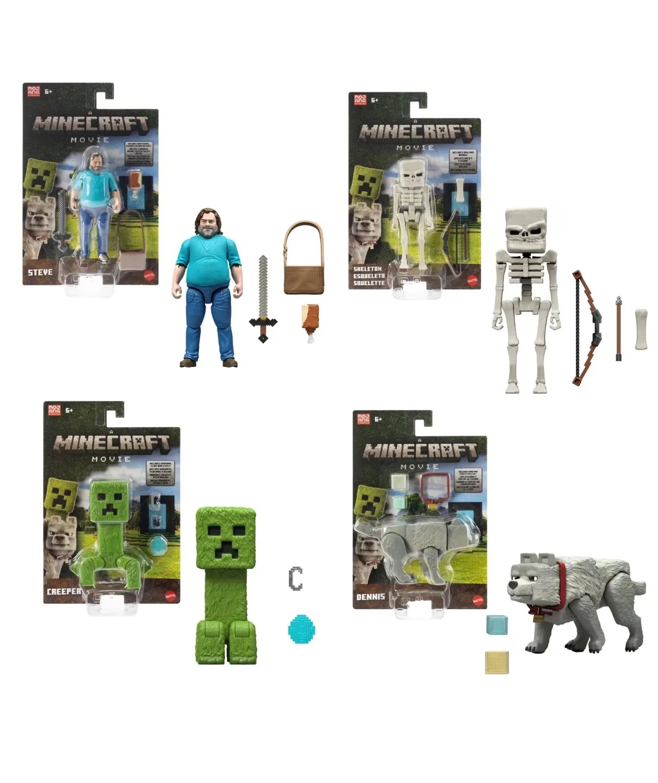 Minecraft Movie Posable Action Figures