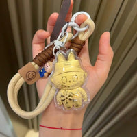 Labubu 20mg Gold Charm Keychain
