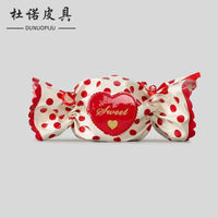 Berry-Sweet Bonbon Twist Candy-Shaped Bag