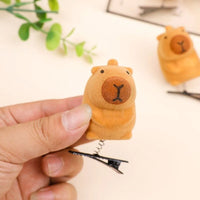 Capybara Velvet Zen Hair Clip