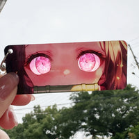 Demon Slayer Glowing Eyes Card Keychain