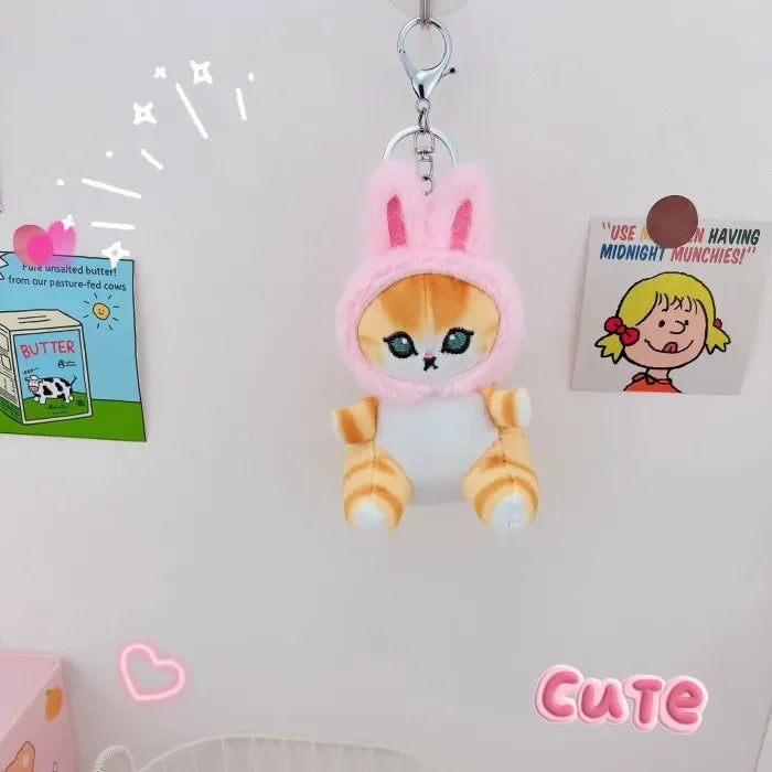 Mofusand Cat Meow Bunny Keychain