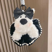 West Highland Puppy Charm Plush Keychain