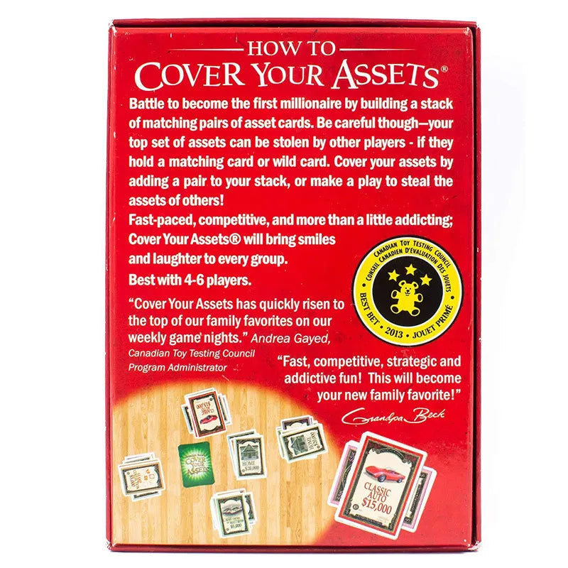 Cover Your Assets Board Game