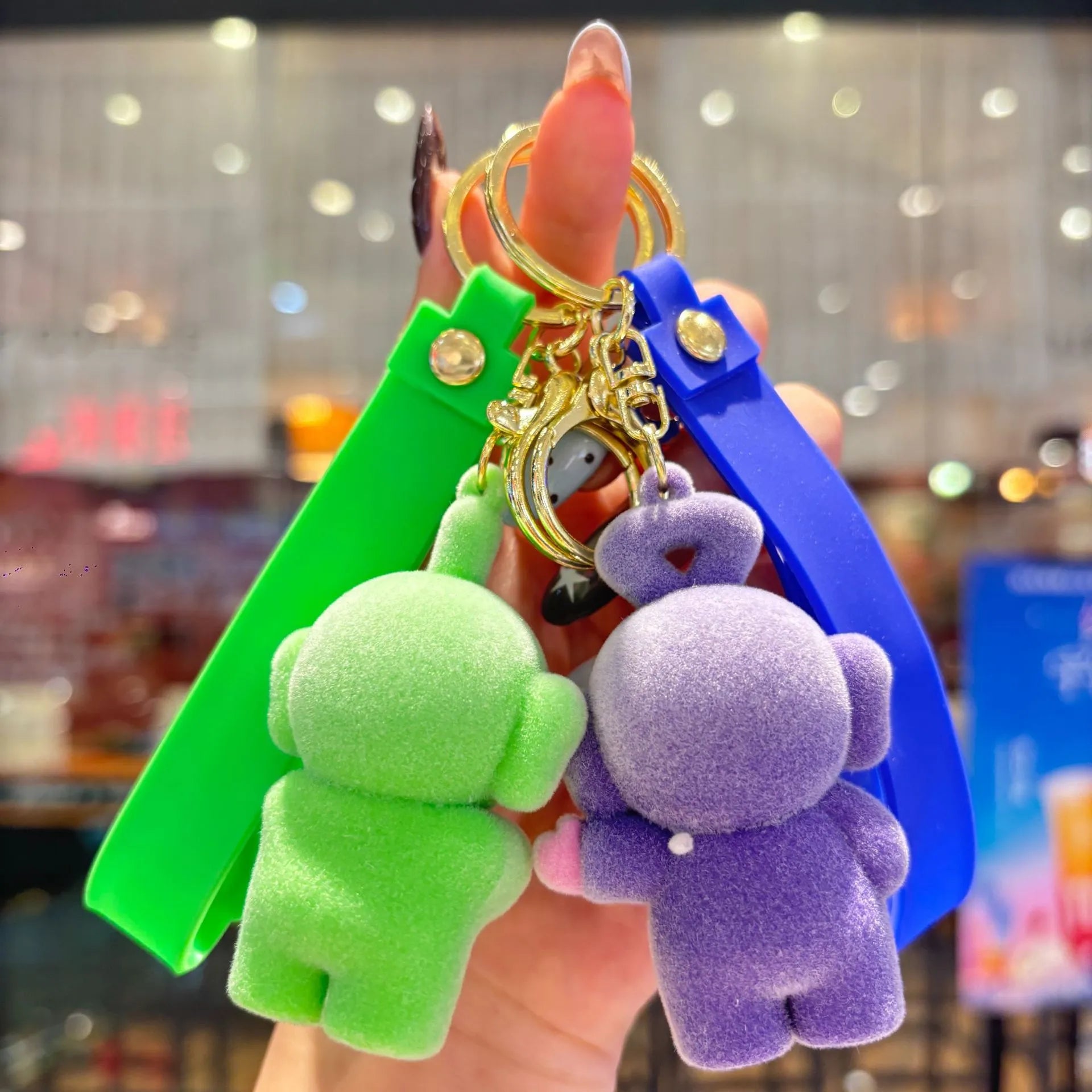 Teletubbies Velvet Valley Flocked Keychain