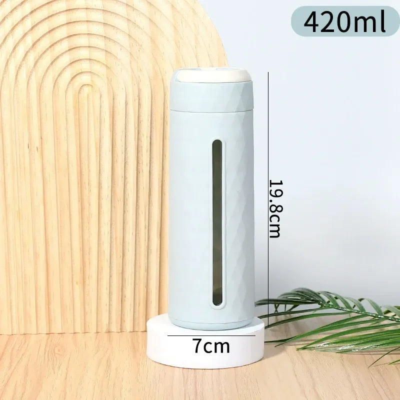 Built-in Mobile Holder Water Bottle (420 ml)