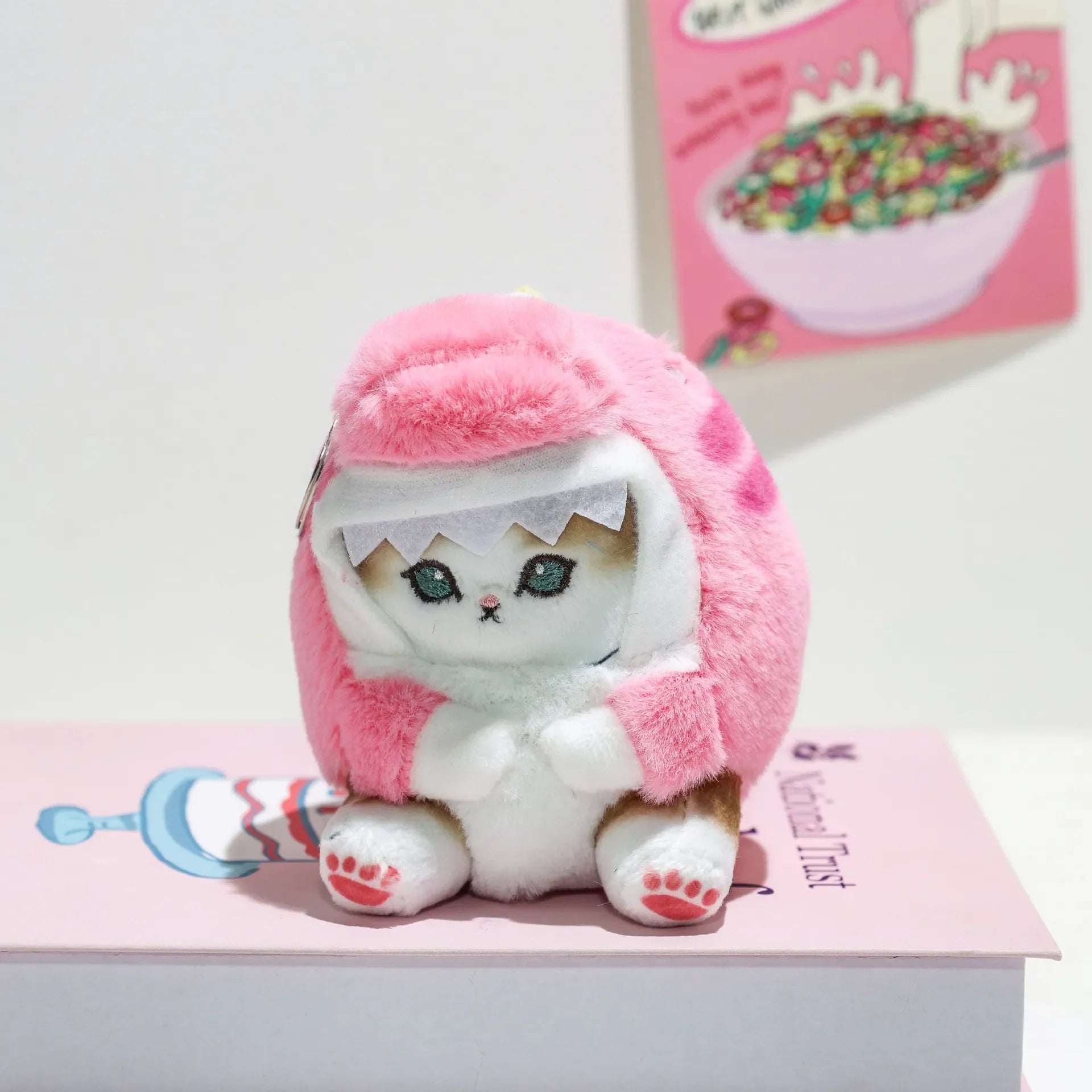 Mofusand Cat Animal Costumes Keychain