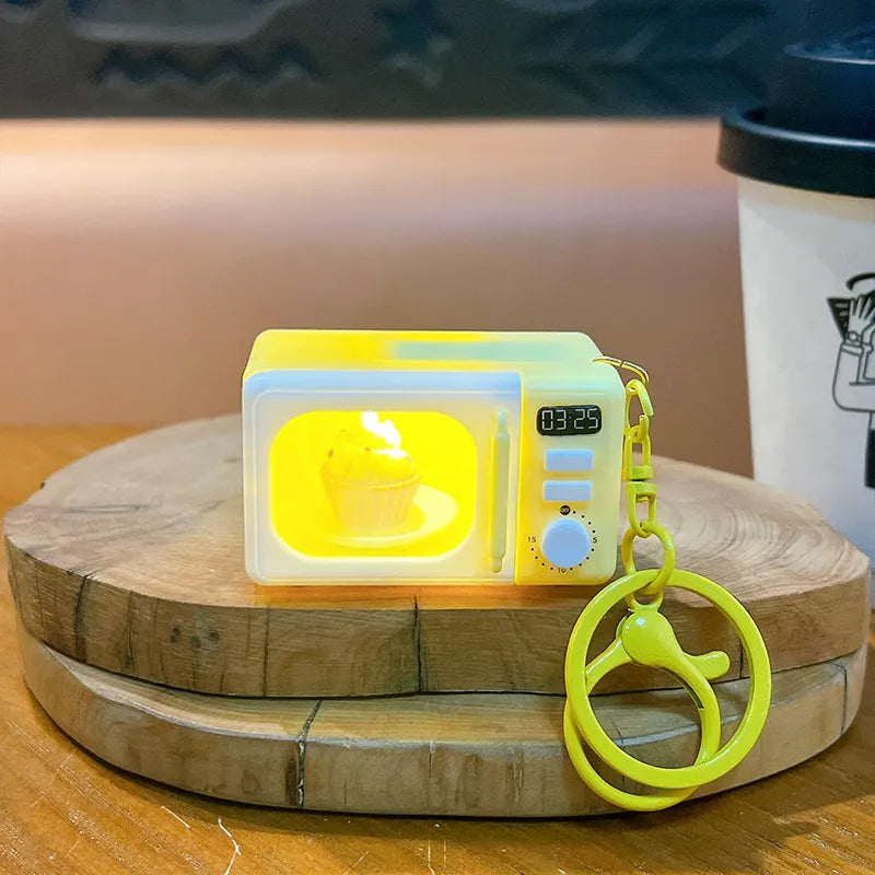 Microwave Heat Treat LED Keychain