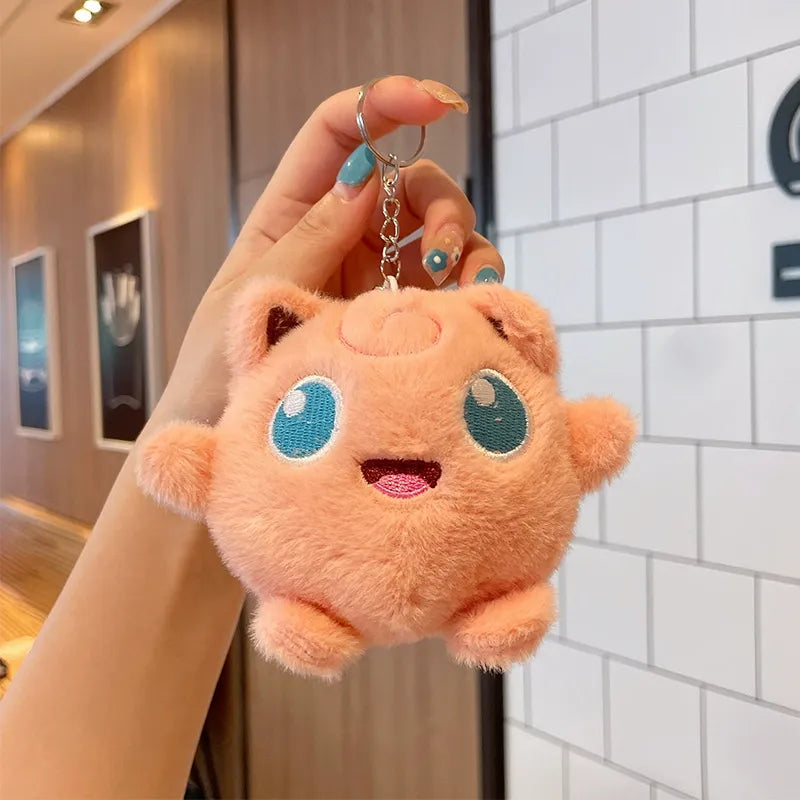 Pokemon Rabbit Fur Plush Keychain