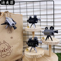 Retro Movie Camera Projector Keychain