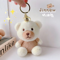 Jinnew Mocha Bear Keychain