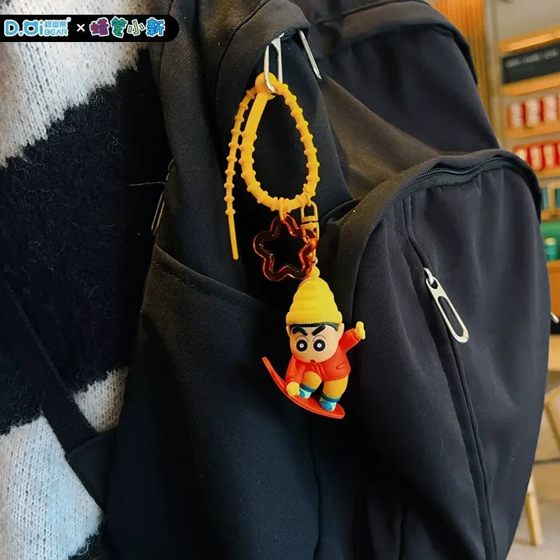 Genuine Crayon Shinchan Winter Games Keychain