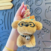 Spectacled Poodle Companion Keychain