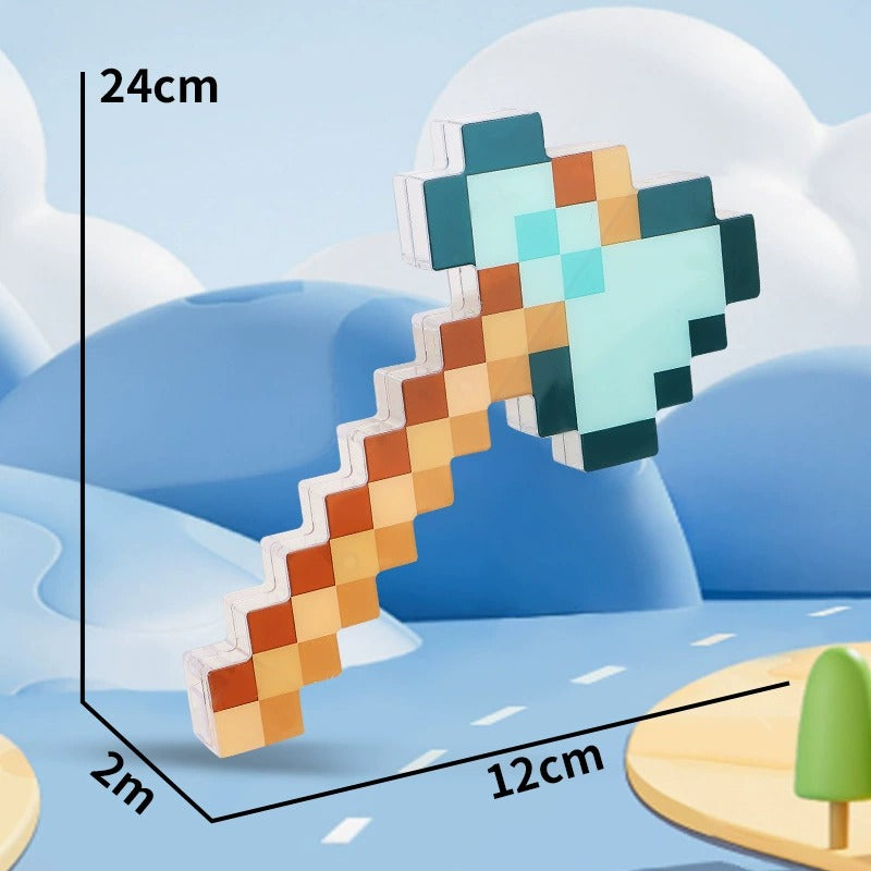 Minekraft Luminous Battle Axe