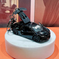 Pullback Die-cast Sports Car Keychain