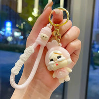 Crybaby Drama Drop Flocking Keychain