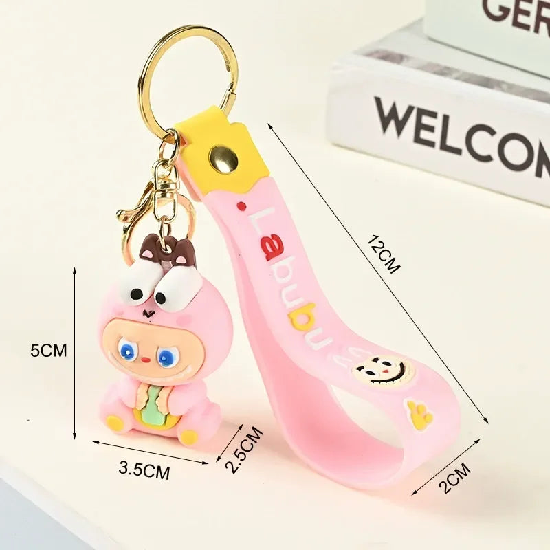 Labubu Dino Cosplay 3D Keychain