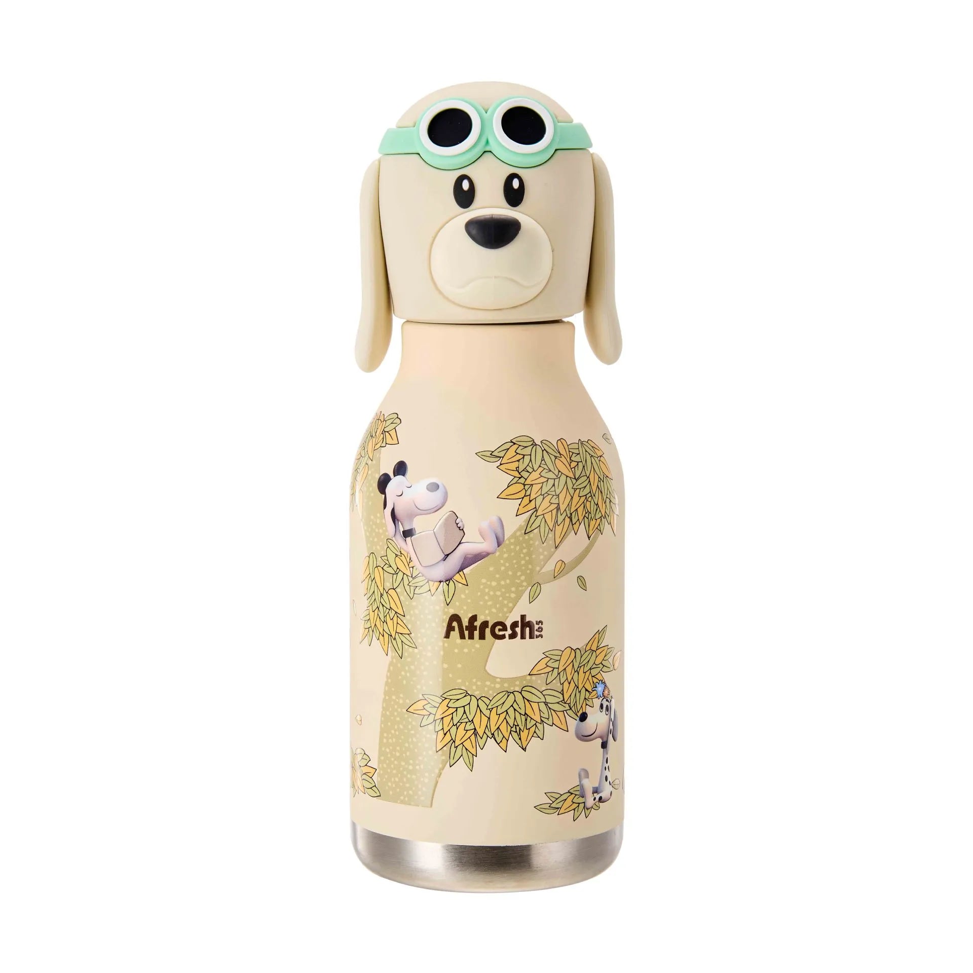 Afresh 365 3D Animal Head Double-Wall Insulated Bottle